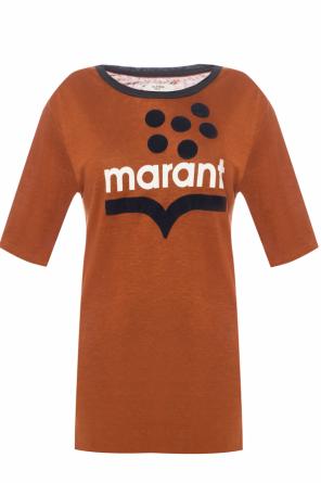 T-shirt with a printed logo, zdjęcie 1 T-shirt with a printed logo od Isabel Marant Etoile